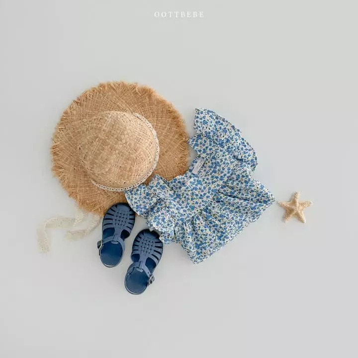 Oott Bebe - Korean Children Fashion - #prettylittlegirls - Pong Pong Frill One-piece - 6