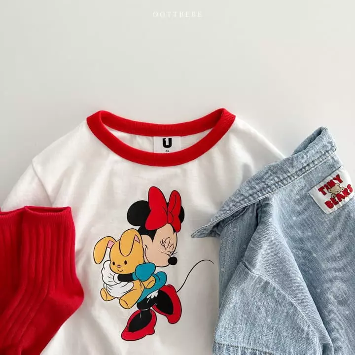 Oott Bebe - Korean Children Fashion - #stylishchildhood - Hug D Bear Tee - 11