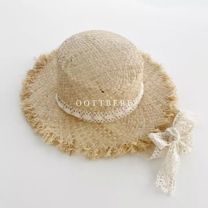 Oott Bebe - Korean Children Fashion - #todddlerfashion - Lace Hat 52cm~ 54cm