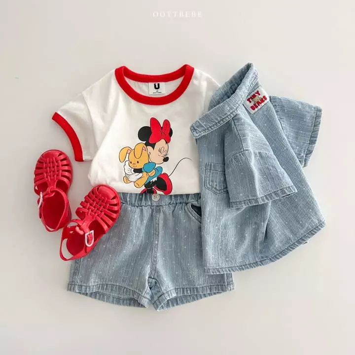 Oott Bebe - Korean Children Fashion - #todddlerfashion - Hug D Bear Tee - 9