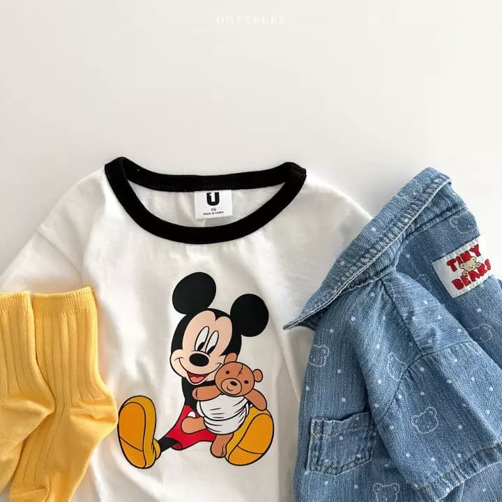 Oott Bebe - Korean Children Fashion - #toddlerclothing - Hug D Bear Tee - 10