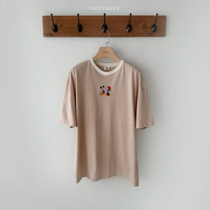Oott Bebe - Korean Women Fashion - #momslook - D Modern Tee Mom - 2