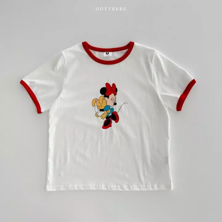Oott Bebe - Korean Women Fashion - #pursuepretty - Hug D Bear Tee Mom - 2