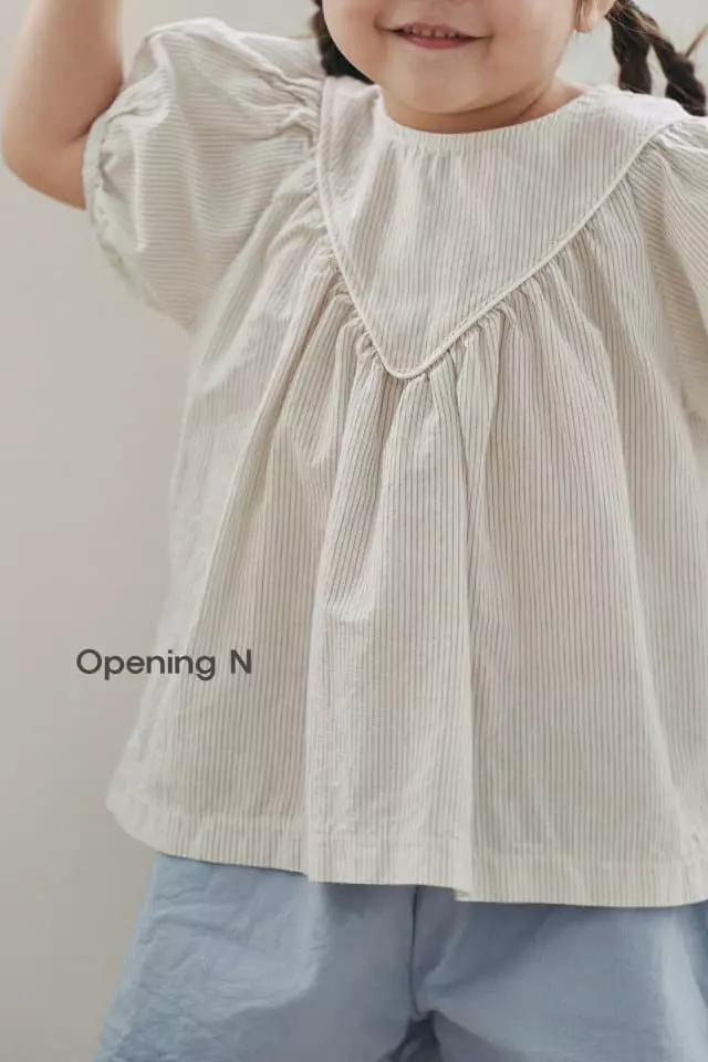 Opening & - Korean Children Fashion - #childrensboutique - Classic Line Blouse - 12