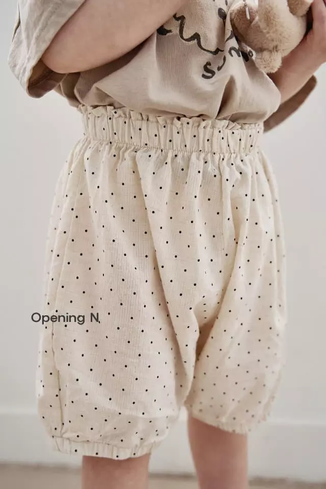 Opening & - Korean Children Fashion - #childrensboutique - Bonbon Dot Pants - 10