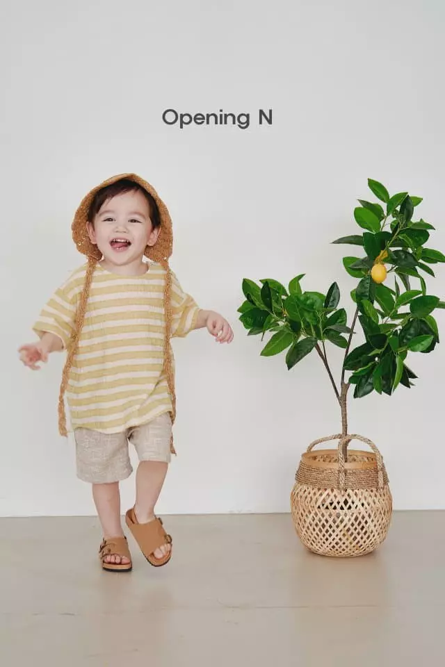 Opening & - Korean Children Fashion - #fashionkids - Sha Slub Pants