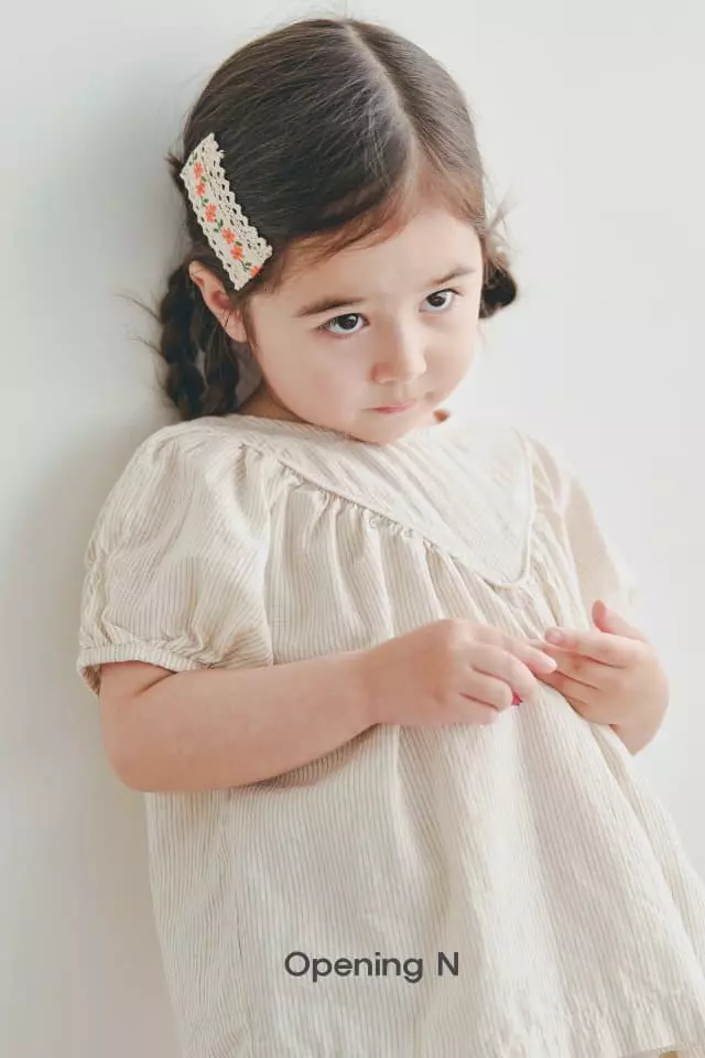 Opening & - Korean Children Fashion - #kidsstore - Classic Line Blouse