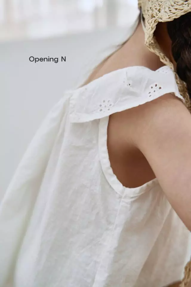 Opening & - Korean Children Fashion - #kidsstore - Angel Sleeveless Blouse - 9