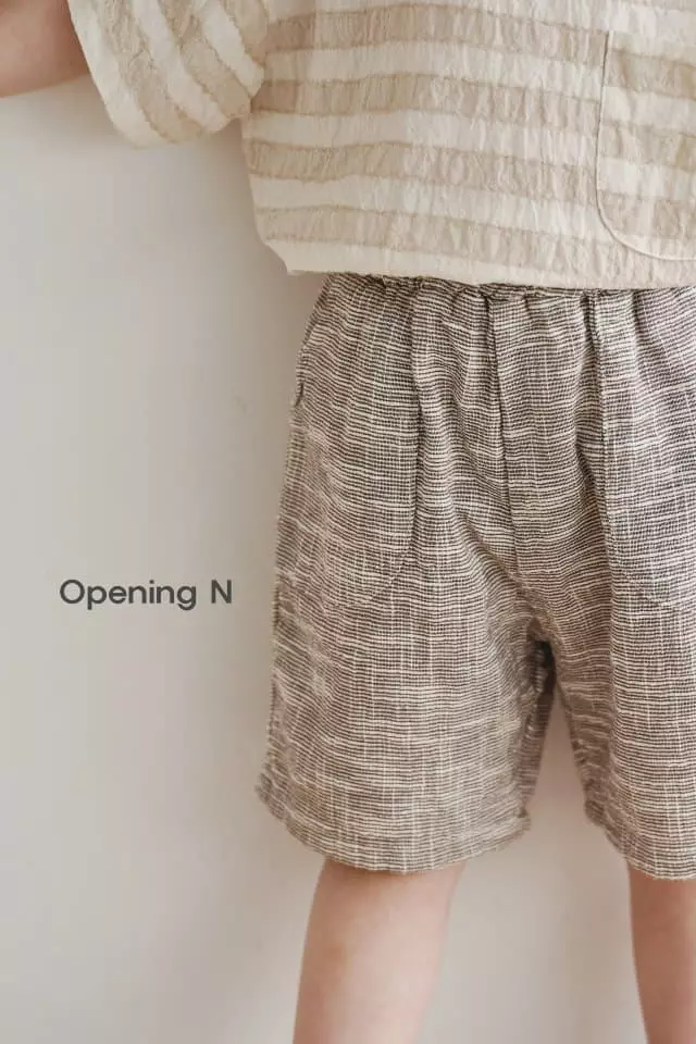 Opening & - Korean Children Fashion - #littlefashionista - Sha Slub Pants - 6