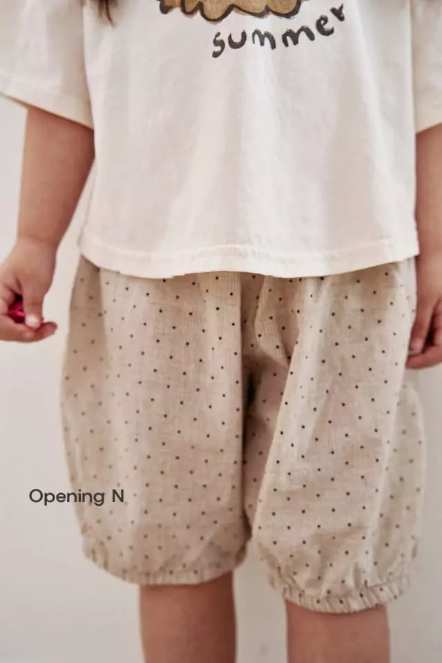 Opening & - Korean Children Fashion - #Kfashion4kids - Bonbon Dot Pants - 4