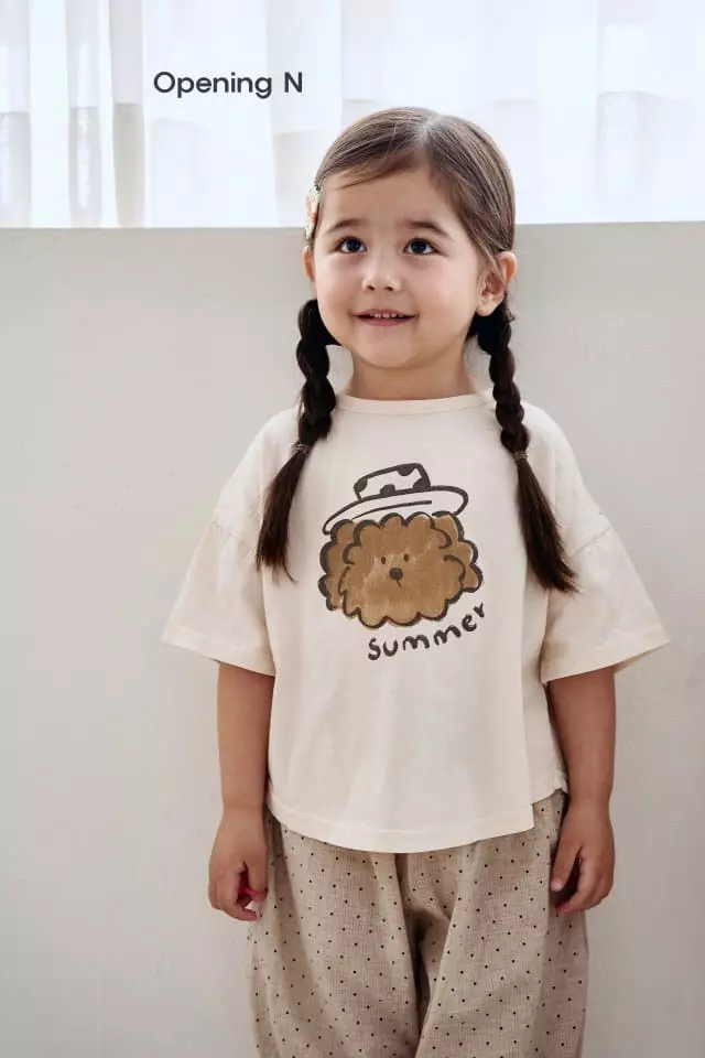 Opening & - Korean Children Fashion - #minifashionista - Puppy Paint Tee - 7