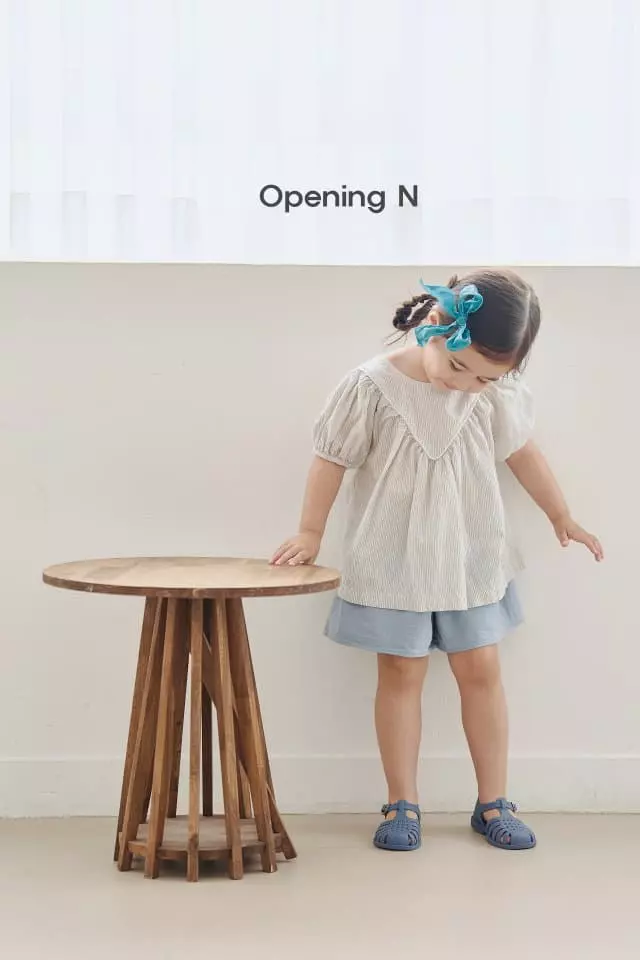 Opening & - Korean Children Fashion - #todddlerfashion - Classic Line Blouse - 8