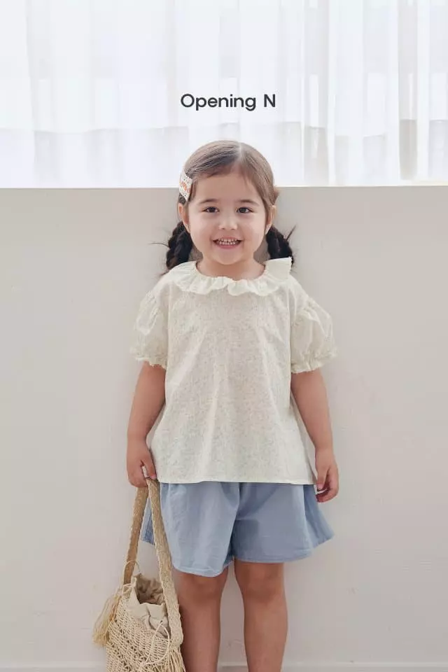 Opening & - Korean Children Fashion - #todddlerfashion - Small Flower Blouse - 2