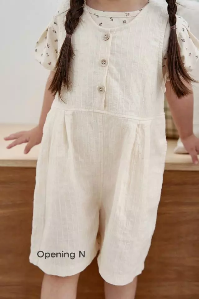 Opening & - Korean Children Fashion - #toddlerclothing - Lip Overalls - 7