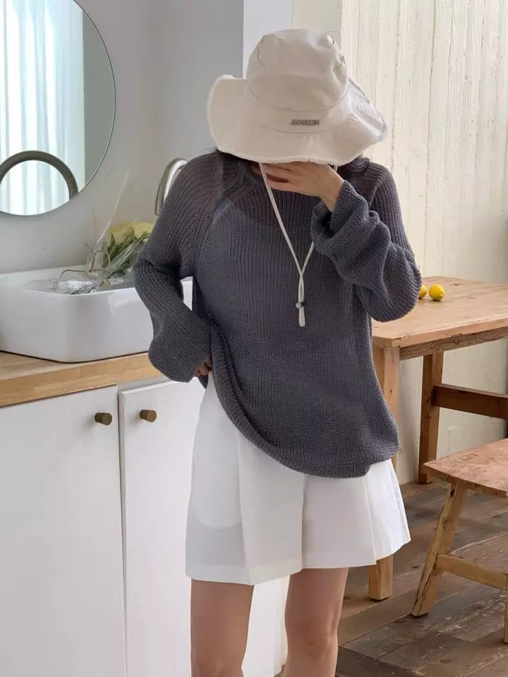 Osense - Korean Women Fashion - #momslook - One Pocket Shorts - 6