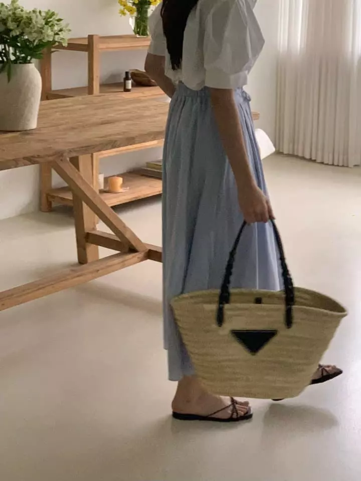 Osense - Korean Women Fashion - #womensfashion - Picnic Skirt Stripes - 4