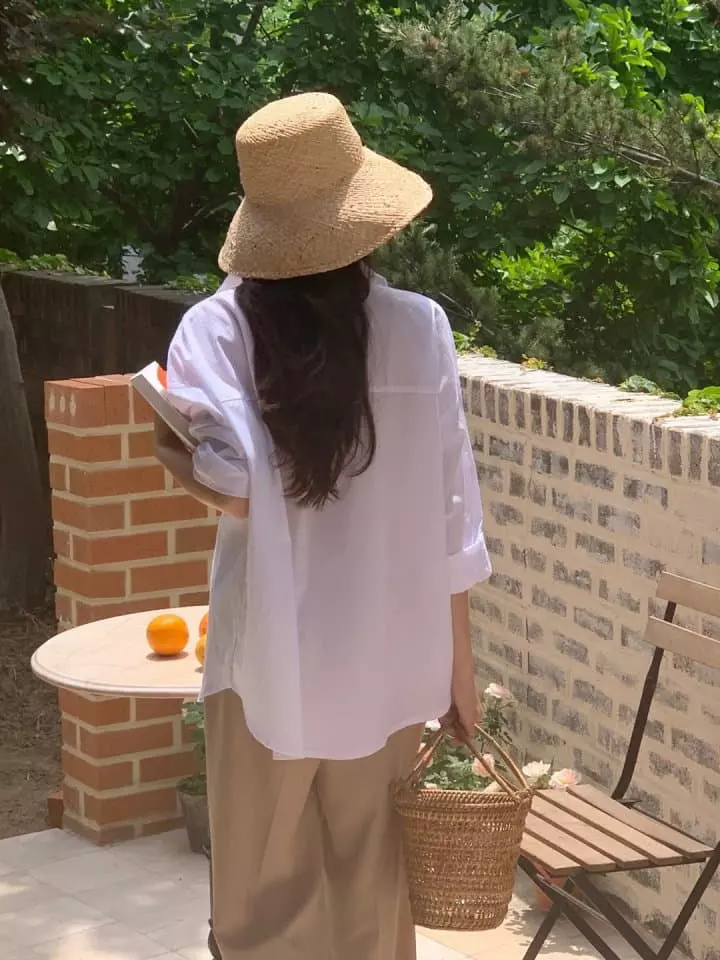 Osense - Korean Women Fashion - #momslook - Candy Color Shirt - 3
