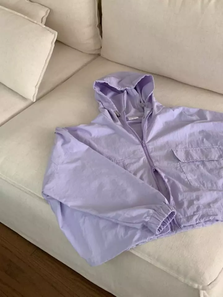 Osense - Korean Women Fashion - #restrostyle - All Day Loose Hoody Zip-up - 2