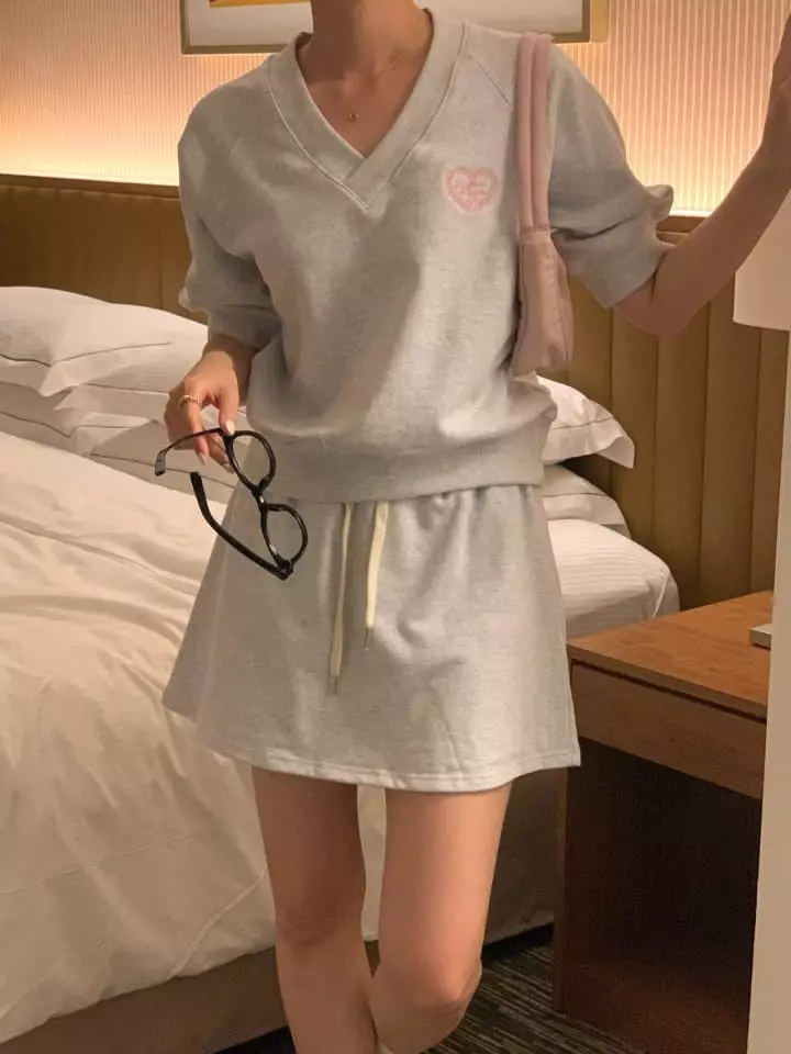 Osense - Korean Women Fashion - #romanticstyle - Love Skirt Shorts - 5