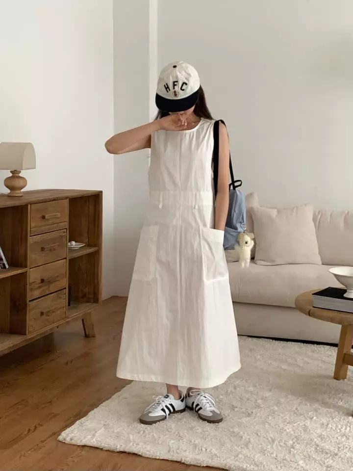 Osense - Korean Women Fashion - #thelittlethings - Unit Sleeveless One-piece - 5