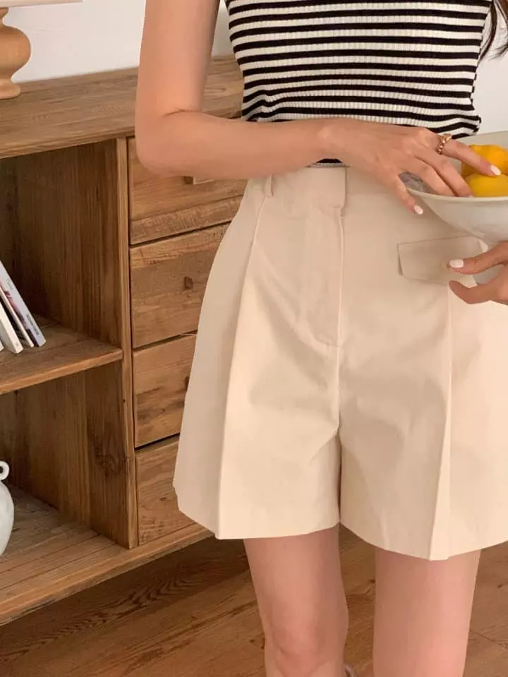 Osense - Korean Women Fashion - #thelittlethings - One Pocket Shorts - 3