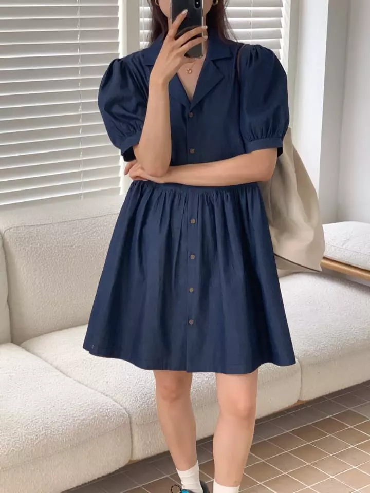 Osense - Korean Women Fashion - #vintageinspired - Pretty One-piece - 12