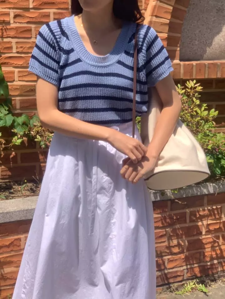 Osense - Korean Women Fashion - #momslook - Picnic Skirt Ivory - 4