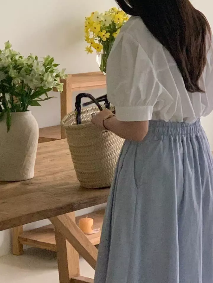 Osense - Korean Women Fashion - #womensfashion - Picnic Skirt Stripes - 5
