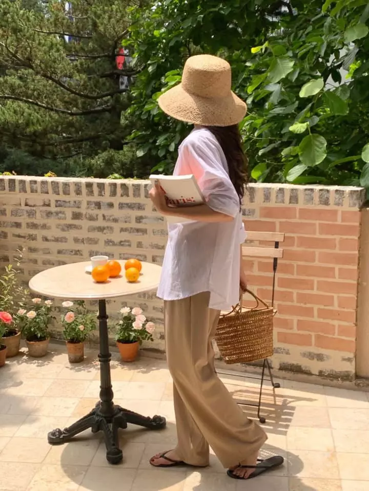 Osense - Korean Women Fashion - #momslook - Candy Color Shirt - 4
