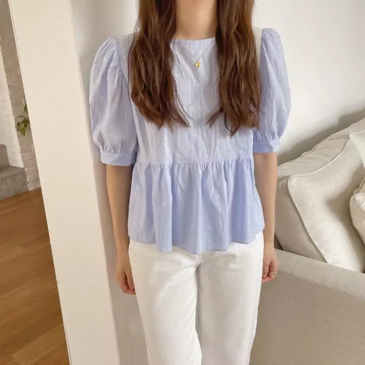 Osense - Korean Women Fashion - #womensfashion - Bell Two Way Ribbon Blouse - 6