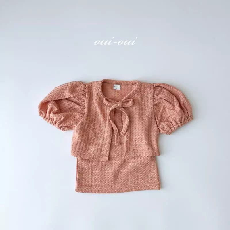 Oui Oui - Korean Children Fashion - #fashionkids - Salut Top Bottom Set - 11