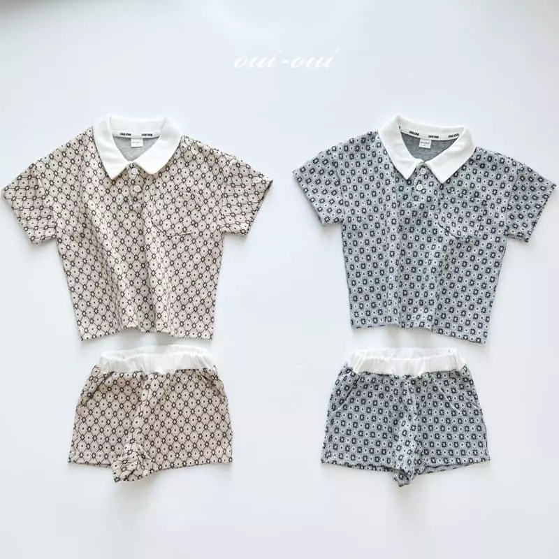Oui Oui - Korean Children Fashion - #fashionkids - Urban Top Bottom Set - 10