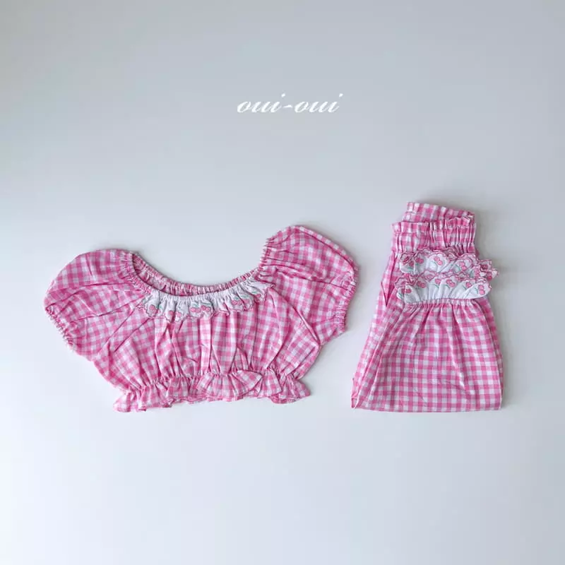 Oui Oui - Korean Children Fashion - #kidsshorts - Cheche Top Bottom Set - 12