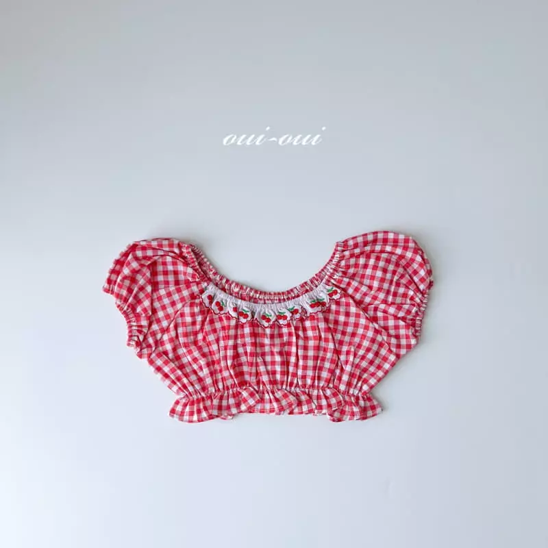 Oui Oui - Korean Children Fashion - #littlefashionista - Cheche Top Bottom Set - 2