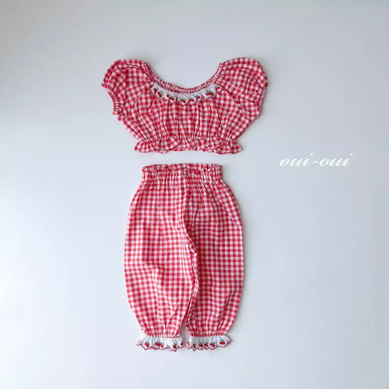 Oui Oui - Korean Children Fashion - #magicofchildhood - Cheche Top Bottom Set - 4