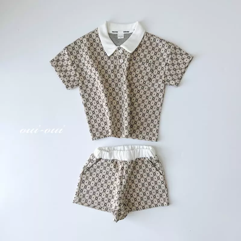 Oui Oui - Korean Children Fashion - #prettylittlegirls - Urban Top Bottom Set - 2