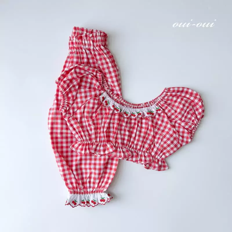 Oui Oui - Korean Children Fashion - #prettylittlegirls - Cheche Top Bottom Set - 5