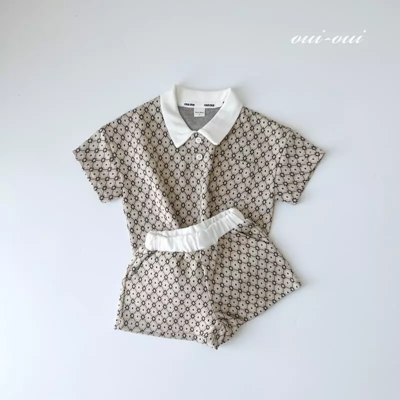 Oui Oui - Korean Children Fashion - #todddlerfashion - Urban Top Bottom Set - 3