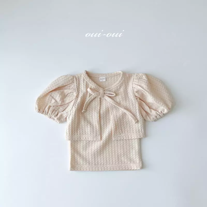 Oui Oui - Korean Children Fashion - #toddlerclothing - Salut Top Bottom Set - 5