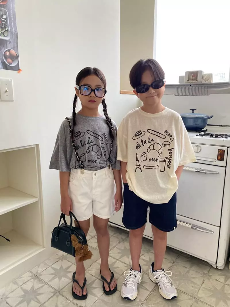 Our - Korean Children Fashion - #childofig - French Tee - 3