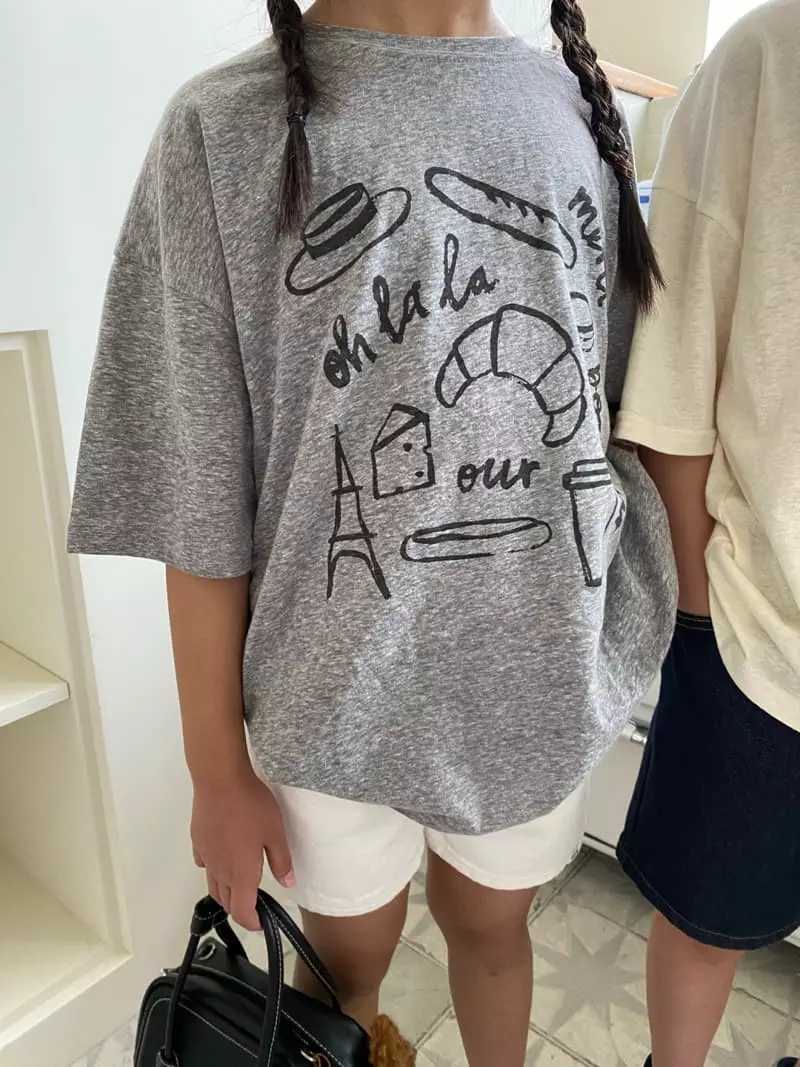 Our - Korean Children Fashion - #childofig - French Tee - 4