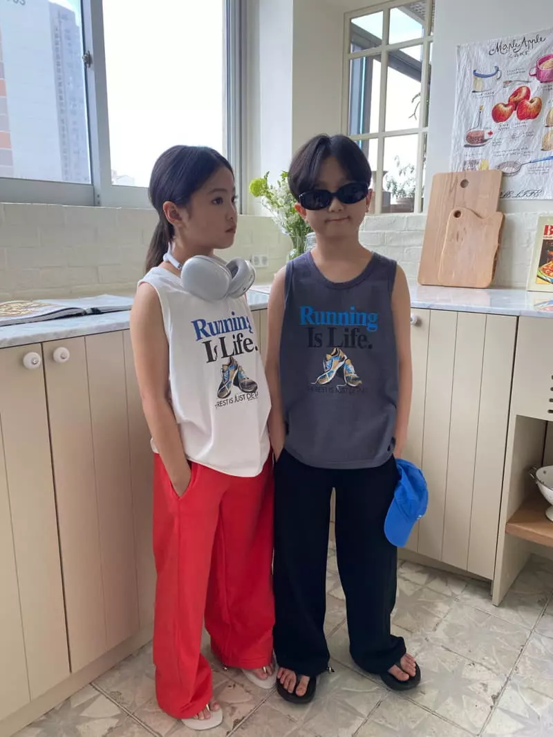 Our - Korean Children Fashion - #childofig - Runner Sleeveless - 3