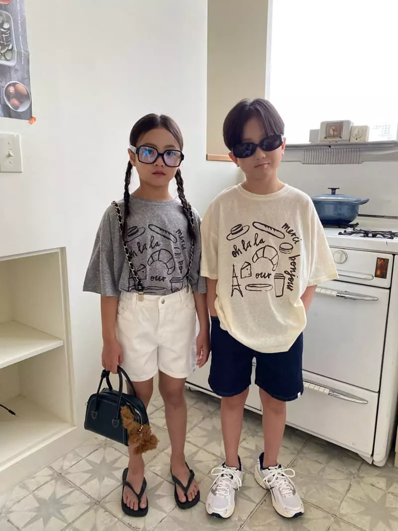 Our - Korean Children Fashion - #childrensboutique - French Tee - 5
