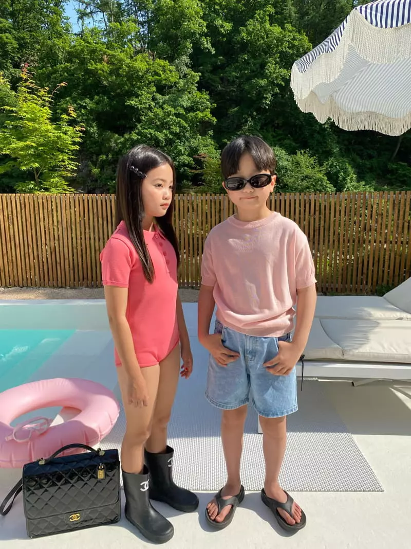 Our - Korean Children Fashion - #childrensboutique - Jane Collar Swimwear with Mom - 6