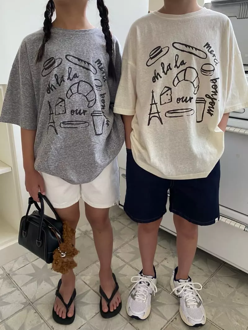 Our - Korean Children Fashion - #discoveringself - French Tee - 7