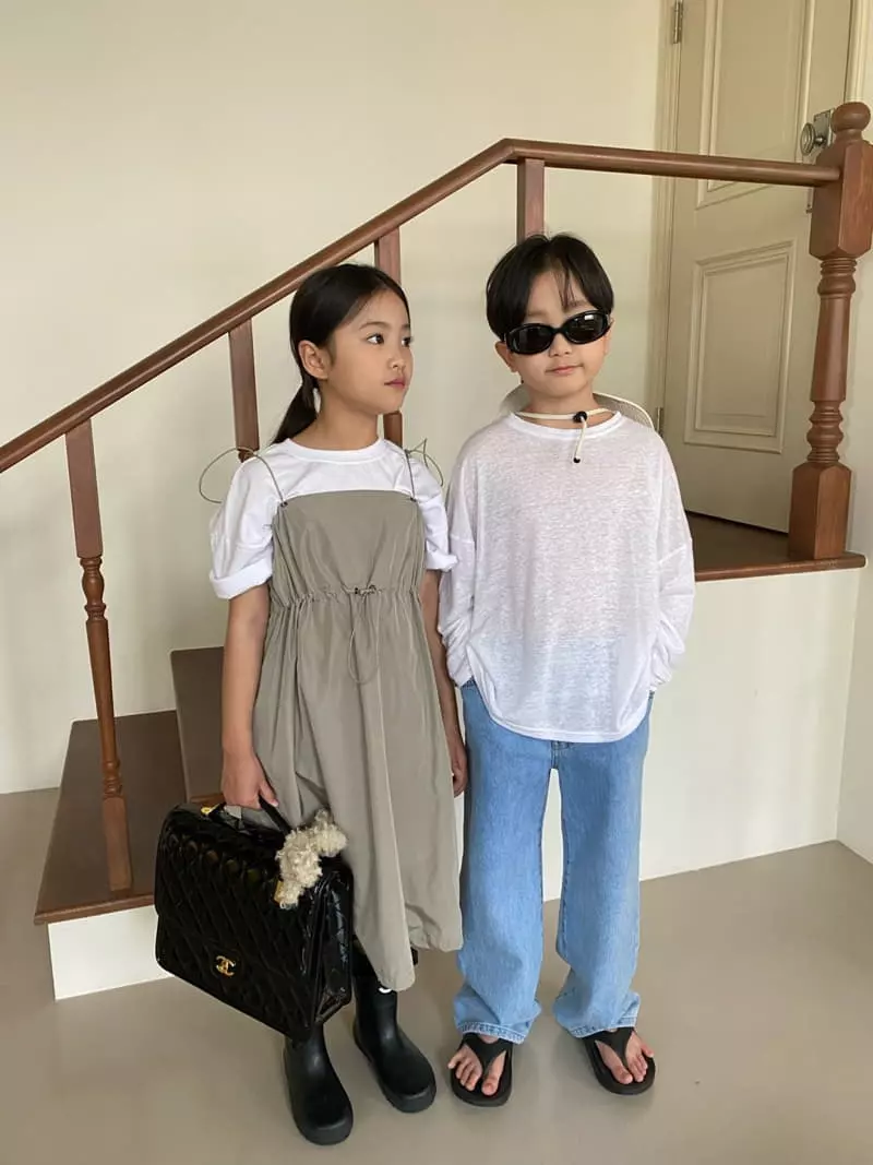 Our - Korean Children Fashion - #kidsshorts - Poter String One-piece