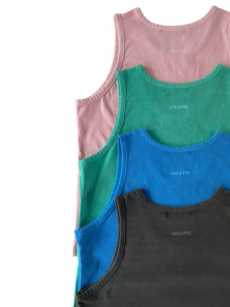 Our - Korean Children Fashion - #prettylittlegirls - Pigment Sleeveless Top Bottom Set - 10