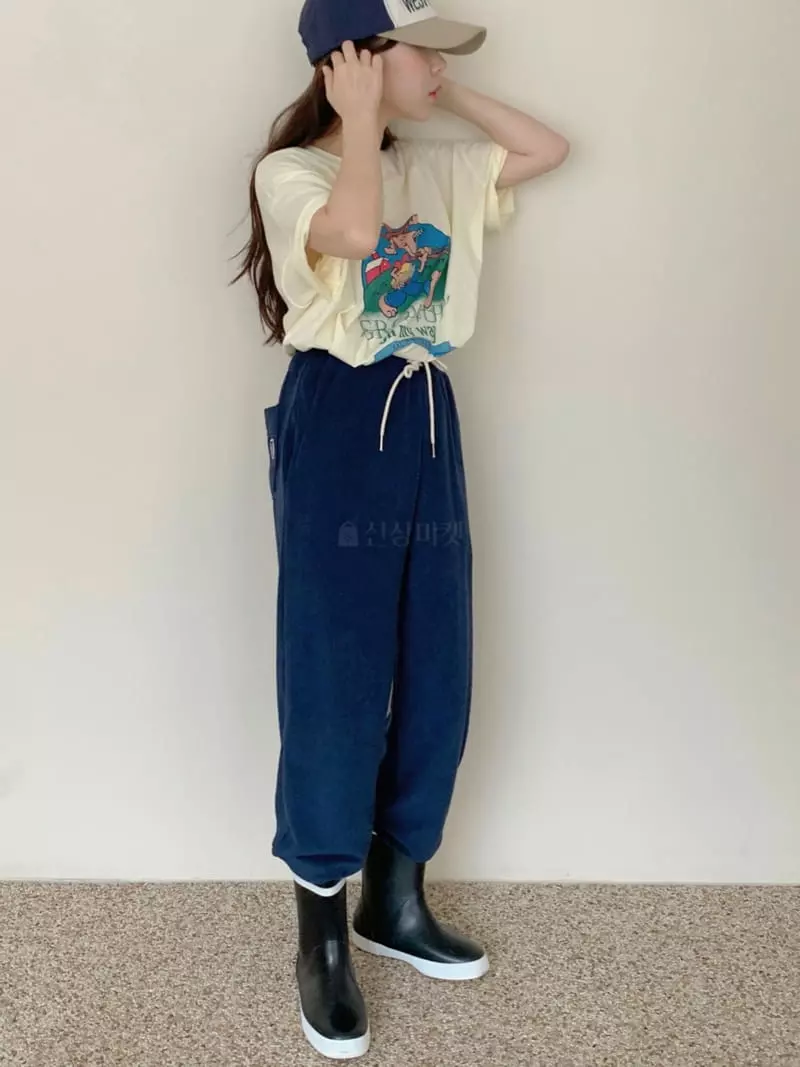 Our Moment - Korean Women Fashion - #momslook - Terry Pants - 8