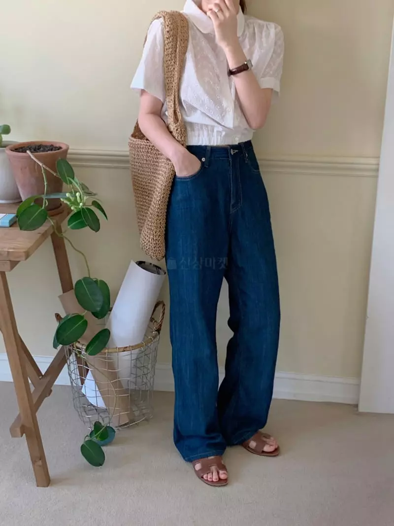 Our Moment - Korean Women Fashion - #momslook - May Embrodiery Blouse - 10
