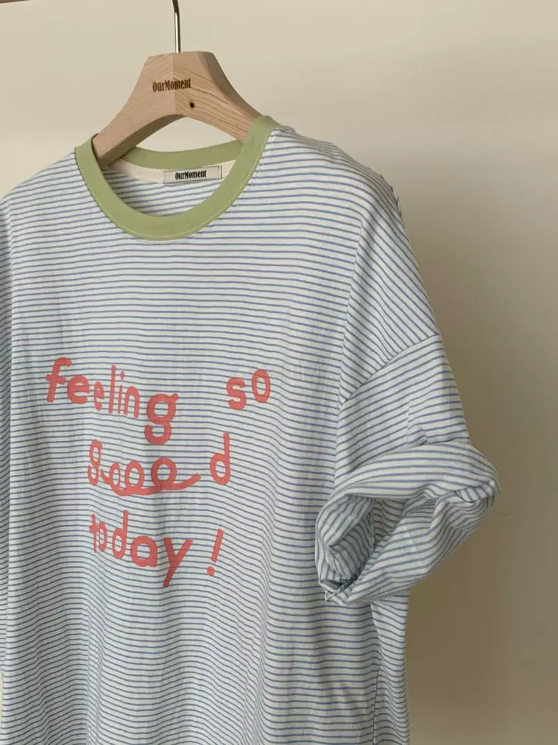 Our Moment - Korean Women Fashion - #vintagekidsstyle - Feel Good Tee - 4
